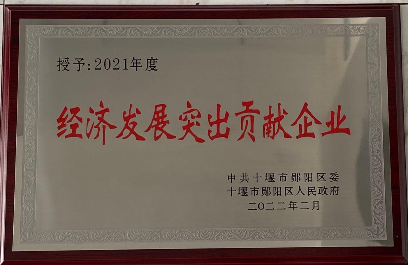 經(jīng)濟(jì)發(fā)展突出貢獻(xiàn)企業(yè)